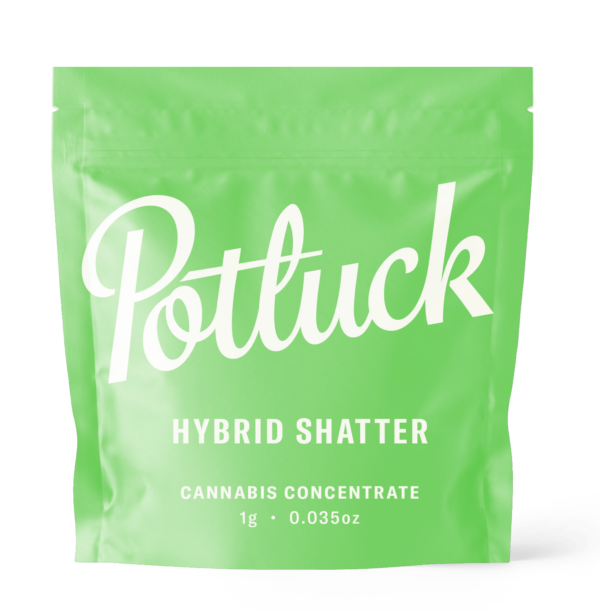 Potluck - Hybrid Shatter - cannabis Concentrate | Weed Deals Canada