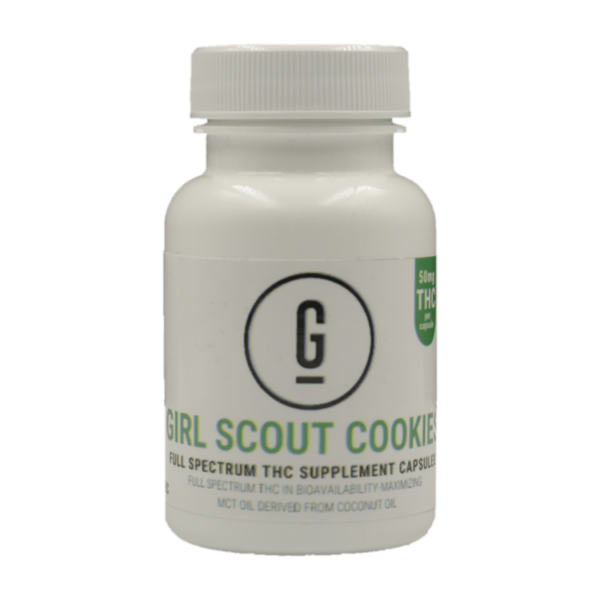 GRASS – THC Capsules – Girl Scout Cookies – 50mg | Weed Deals Canada