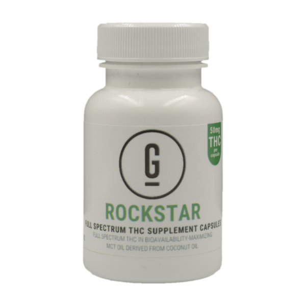 GRASS – THC Capsules – Rockstar – 50mg | Weed Deals Canada