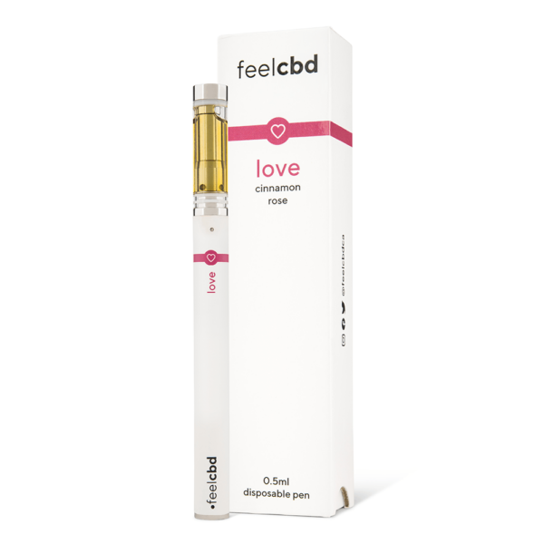 FeelCBD – Love – Dispsable CBD Vape Pen 0.5ml | Weed Deals Canada