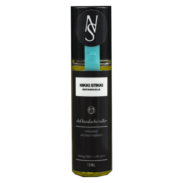 Nikki Stikki Botanicals – Organic Aromatherapy – CBD Headache Roller 100mg CBD | Weed Deals Canada