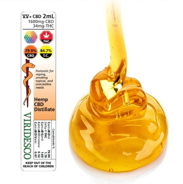 Viridesco – CBD Distillate – 2ml | Weed Deals Canada