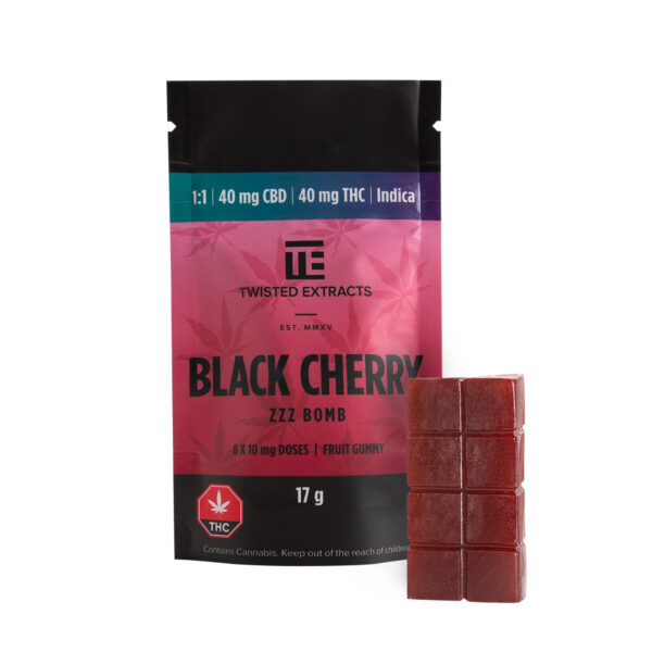 Twisted Extracts – Black Cherry 1:1 Zzz Bombs | Weed Deals Canada