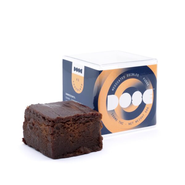 Dose Edibles – Chocolate Fudge – 200mg THC | Weed Deals Canada