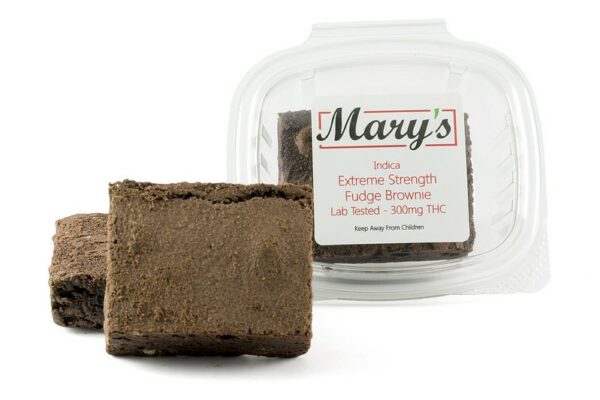 Mary’s Medibles – Extreme Strength Fudge Brownie – 300mg THC (Indica) | Weed Deals Canada