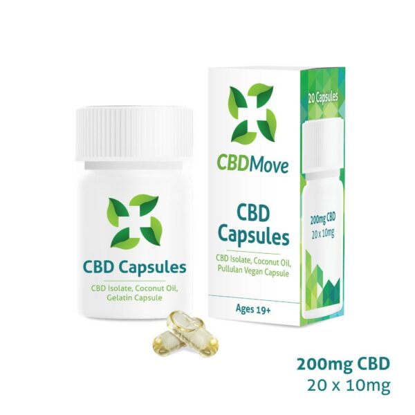 CBD Move – CBD Capsules – 200mg CBD | Weed Deals Canada