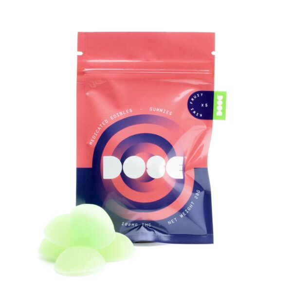 Dose Edibles Gummies – Kiwi Fruit | Weed Deals Canada