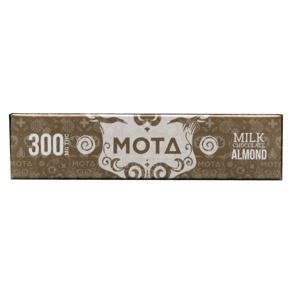 MOTA Edibles – Milk Chocolate Almond Bar – 300mg THC | Weed Deals Canada