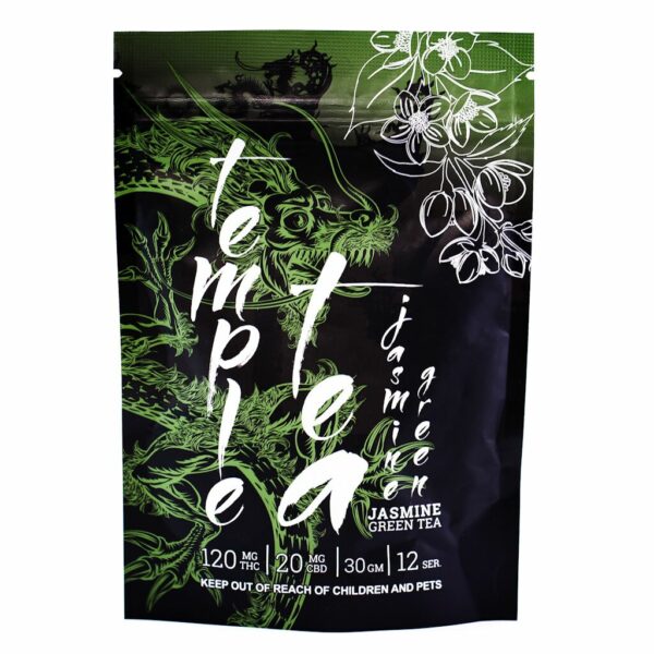 Temple Tea – Jasmine Green Tea – 120mg THC | Weed Deals Canada