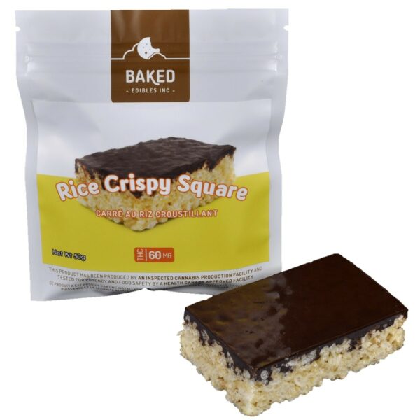 Baked Edibles – Rice Crispy Squares 60mg THC | Weed Deals Canada