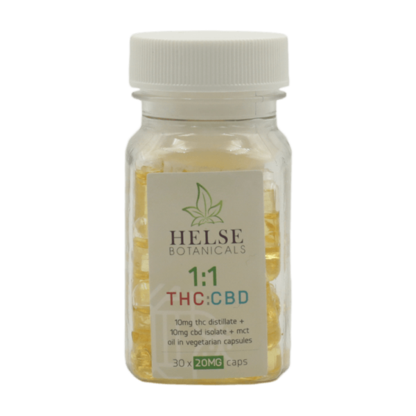 Helse Botanicals – 1:1 THC/CBD Capsules | Weed Deals Canada