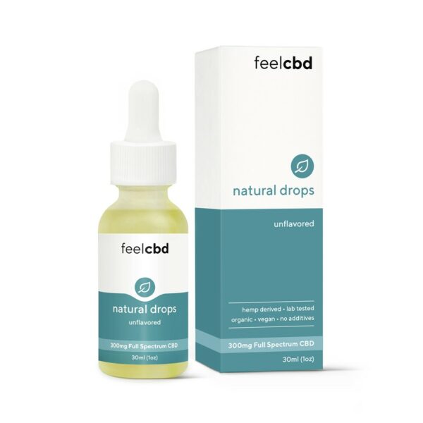 FeelCBD – Natural Drops – CBD Tincture 300mg | Weed Deals Canada