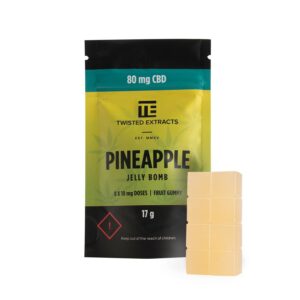 Twisted Extracts – Pineapple Jelly Bombs – CBD | Weed Deals Canada