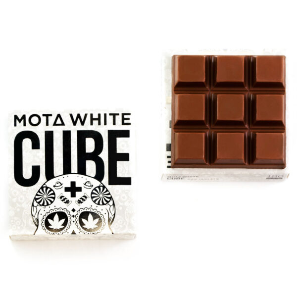 MOTA White Cube – 180mg CBD Milk Chocolate Cube | Weed Deals Canada