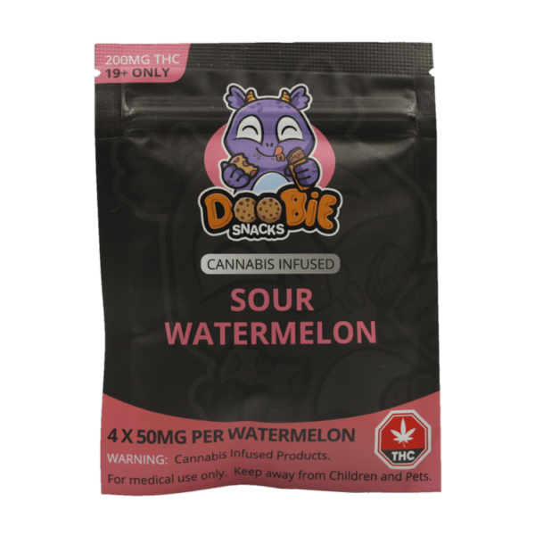 Doobie Snacks – CBD Sour Gummy Bears – 150mg CBD | Weed Deals Canada