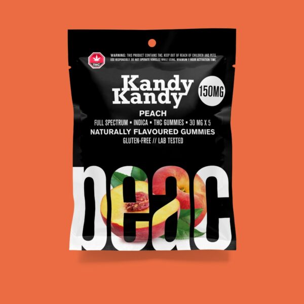 Kandy Kandy – Peach Gummies | Weed Deals Canada