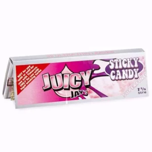 Juicy Jay’s – Superfine Hemp Papers (1.25 Inch) – Sticky Candy | Weed Deals Canada