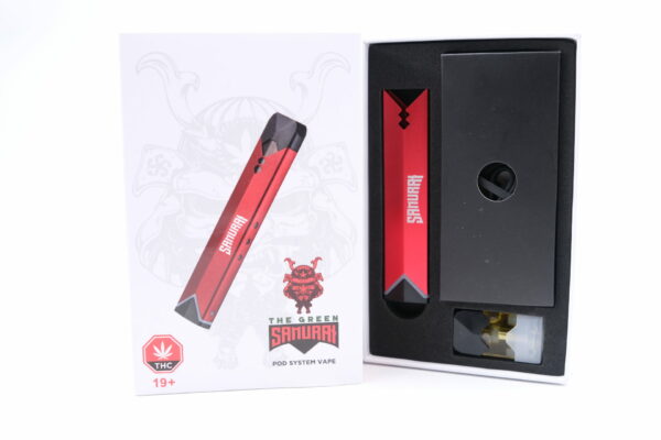 The Green Samurai – LED Vape Kit – 1ml THC | Weed Deals Canada