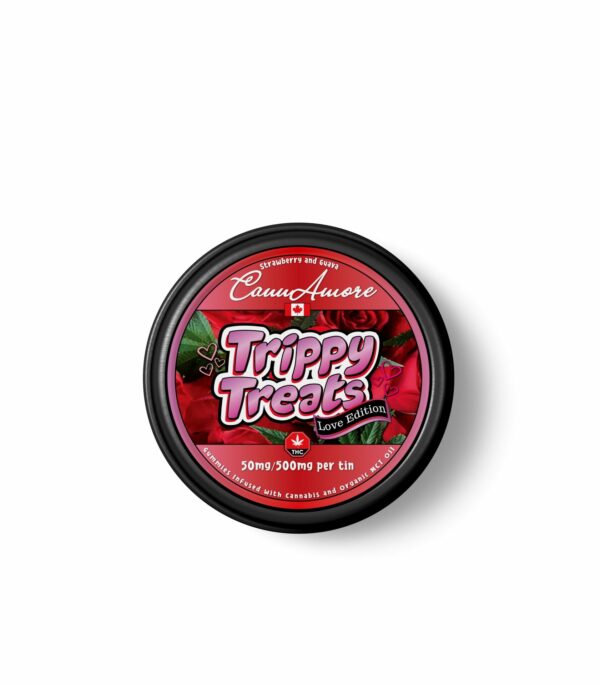 Trippy Treats – Strawberry Guava – CannAmore Love Edition – 500mg THC | Weed Deals Canada