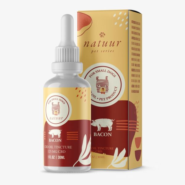 Natuur – Pet Series – CBD Oil For Small Dogs – Bacon Flavour – 125mg | Weed Deals Canada