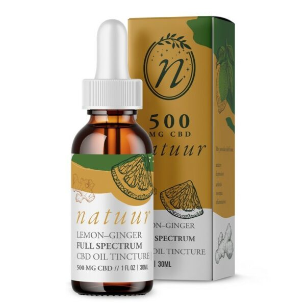 Natuur – Full Spectrum CBD Oil Tincture – Lemon Ginger – 1000mg | Weed Deals Canada