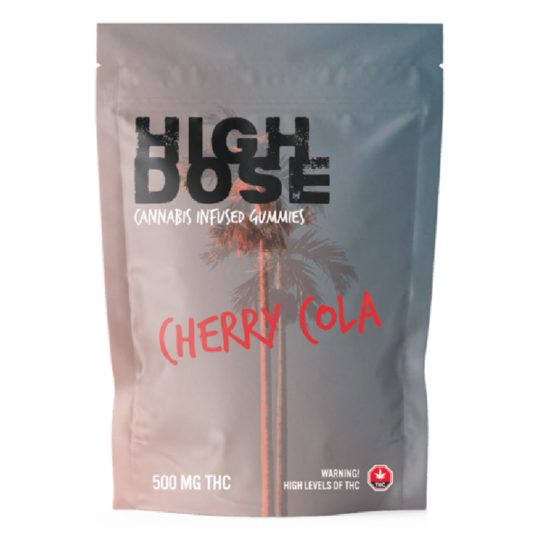 High Dose – cannabis Infused Gummies – Cherry Cola – 500mg/1500mg | Weed Deals Canada