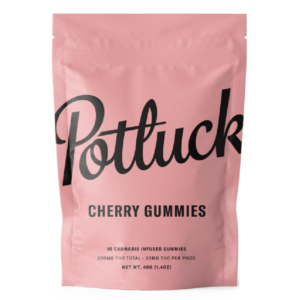 Potluck Extracts – Cherry Gummies – 200mg THC | Weed Deals Canada