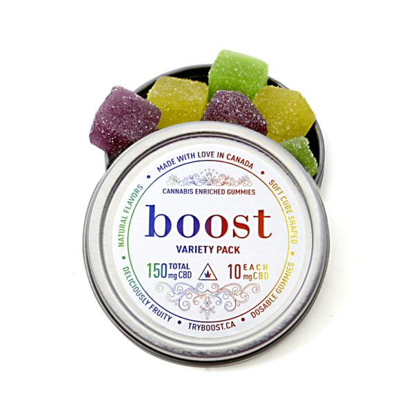 Boost – CBD Variety Pack Gummies – 150mg | Weed Deals Canada