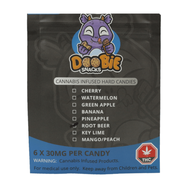 Doobie Snacks – Hard Candies – 180mg THC | Weed Deals Canada