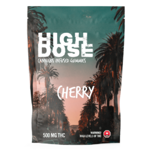 High Dose – cannabis Infused Gummies – Cherry – 500mg/1000mg | Weed Deals Canada