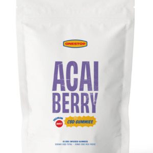 OneStop – Açai Berry CBD Gummies 500mg | Weed Deals Canada