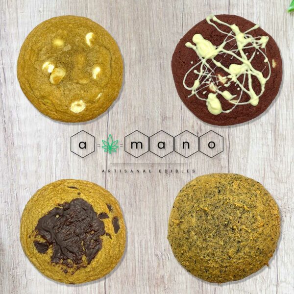 Amano Edibles – Cookies – 200mg | Weed Deals Canada