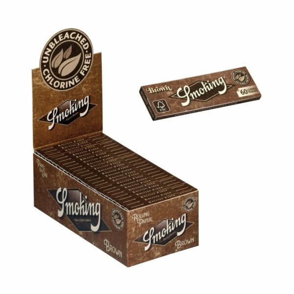Smoking – Brown Rolling Paper – Single Wide Unbleached | Weed Deals Canada
